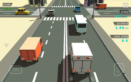 Blocky Traffic Racer(像素交通赛车手)  v1.1图2