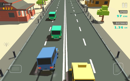 Blocky Traffic Racer(像素交通赛车手)  v1.1图3