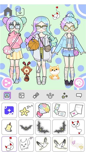 粉彩萌拼女孩  v1.0.0.0图2