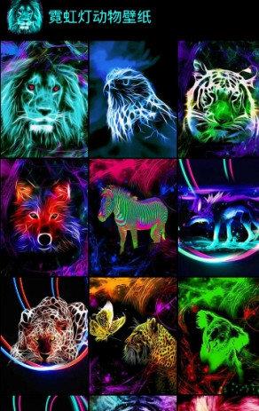 霓虹燈動物壁紙  v2.4圖2