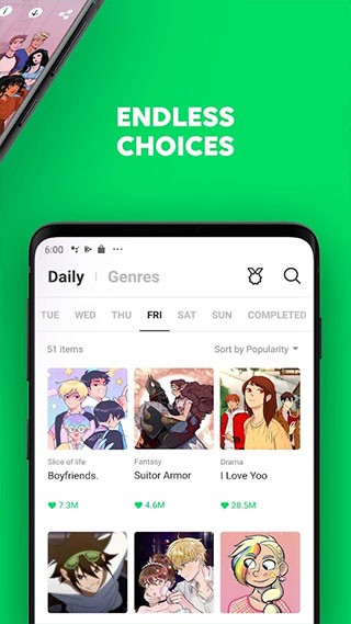 webtoon漫画台湾版 V3.0.4 安卓版  v3.0.4图3