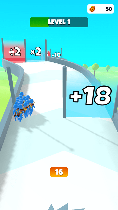 算術(shù)門攻城跑  v1.0.1圖1