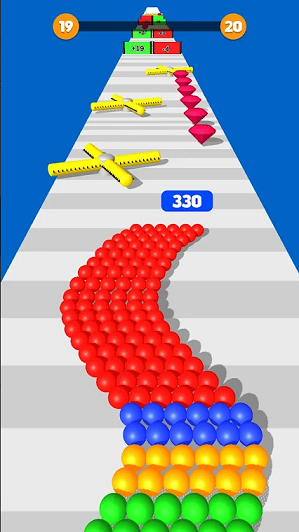 彩球跑比賽大師3D  v1.1圖2