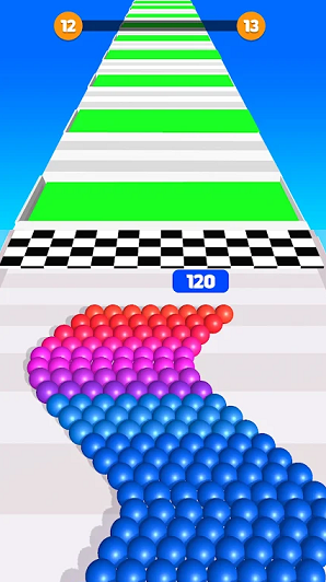 彩球跑比賽大師3D