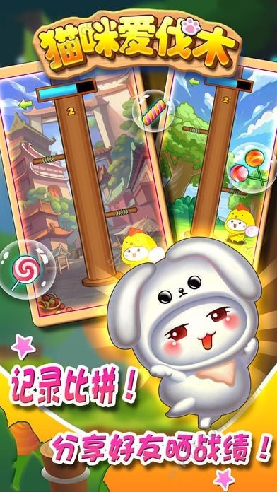 貓咪愛伐木