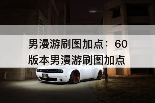 男漫游刷图加点：60版本男漫游刷图加点