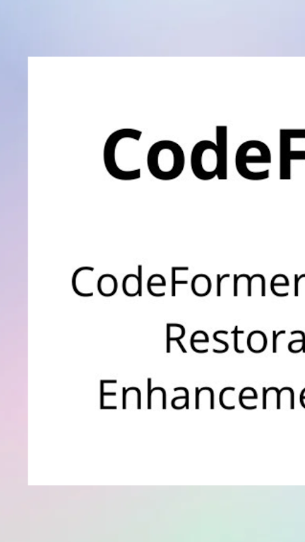 codeformer安卓版免费下载