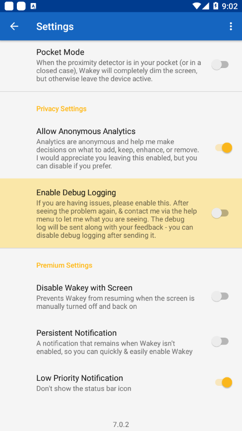 wakey屏幕常亮助手安卓版  v8.6.3圖1